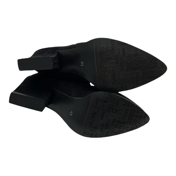 Zulily Faux Suede Pointed Toe Bootie Sz9 - Picture 4 of 4